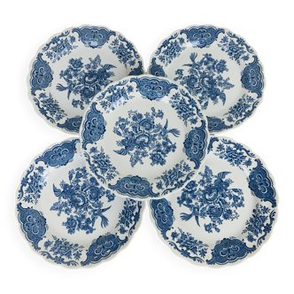 5 assiettes à dessert Windsor Ridgway Staffordshire