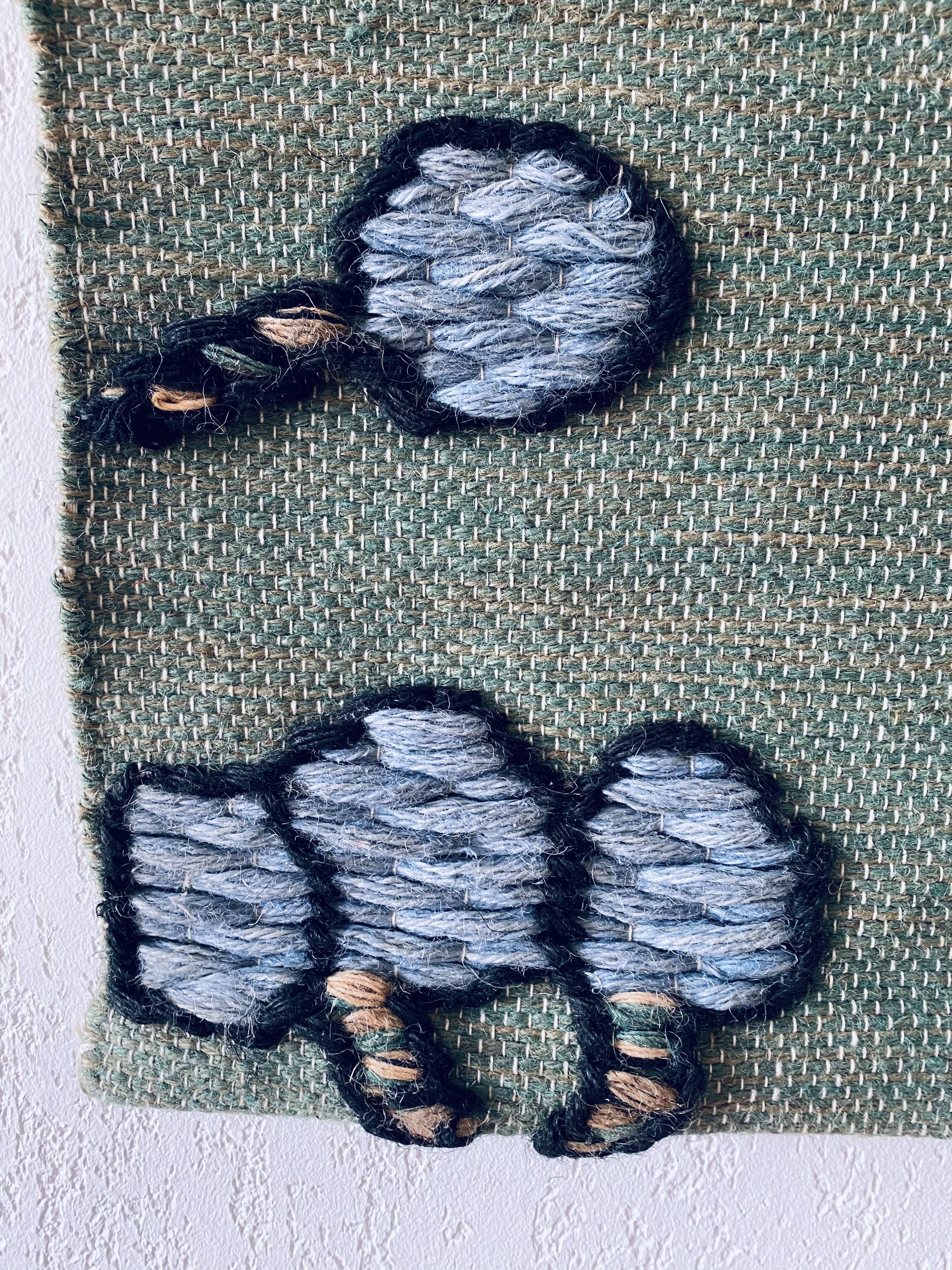 Vintage wall weaving