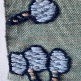 Vintage wall weaving