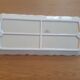 Rectangular dish in vintage Limoges enameled porcelain