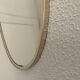 Vintage mirror 1960 free-form asymmetrical rearview mirror - 40 x 26 cm