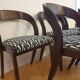 Table & 6 chaises Baumann modèle "gondole"