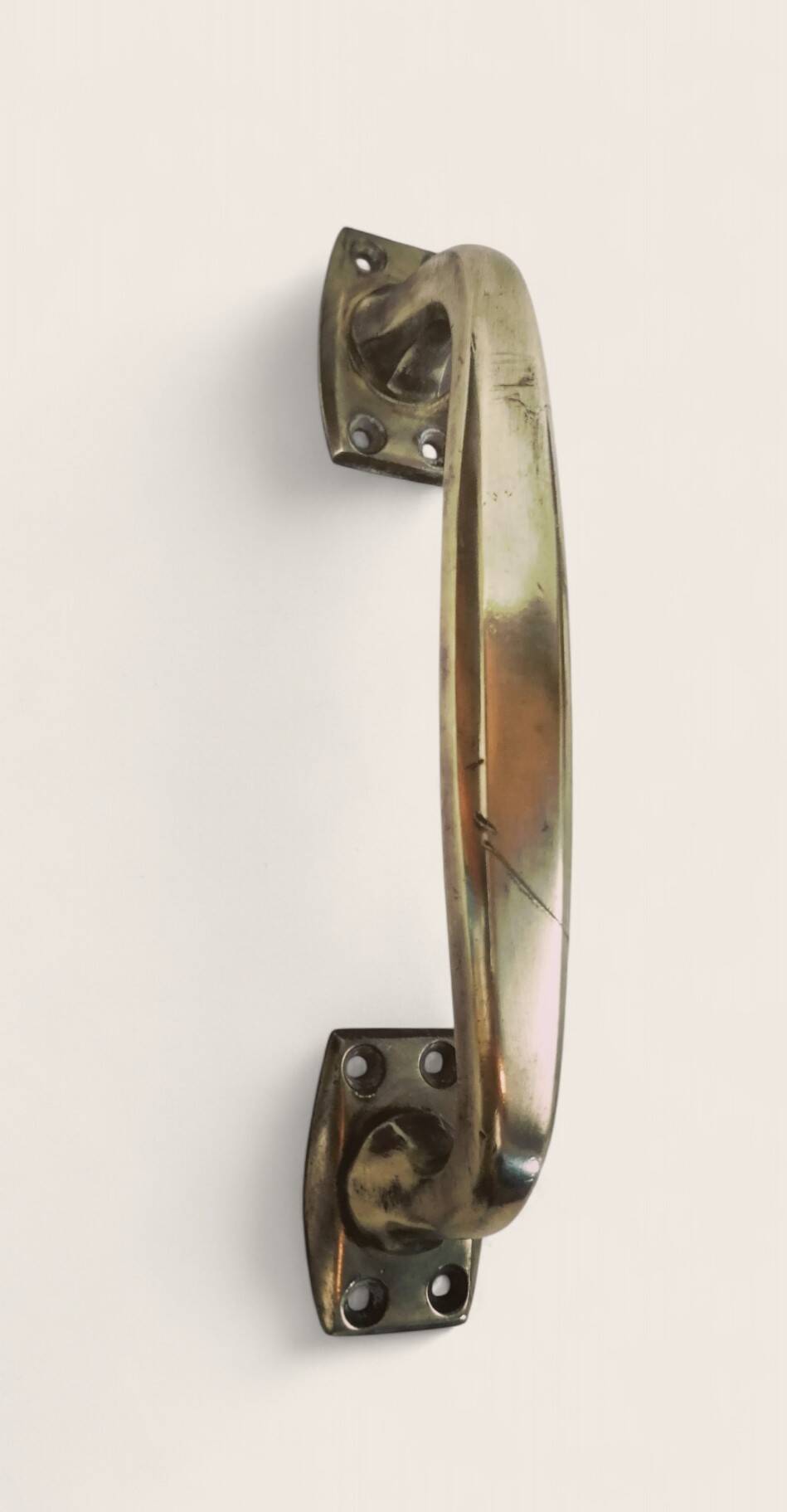 Set of 4 vintage bronze door handles.