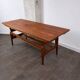 Table basse en teck avec hauteur et largeur réglables par Kai Kristiansen pour Trioh, Danemark, 1960.