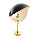 Black shell wall lamp
