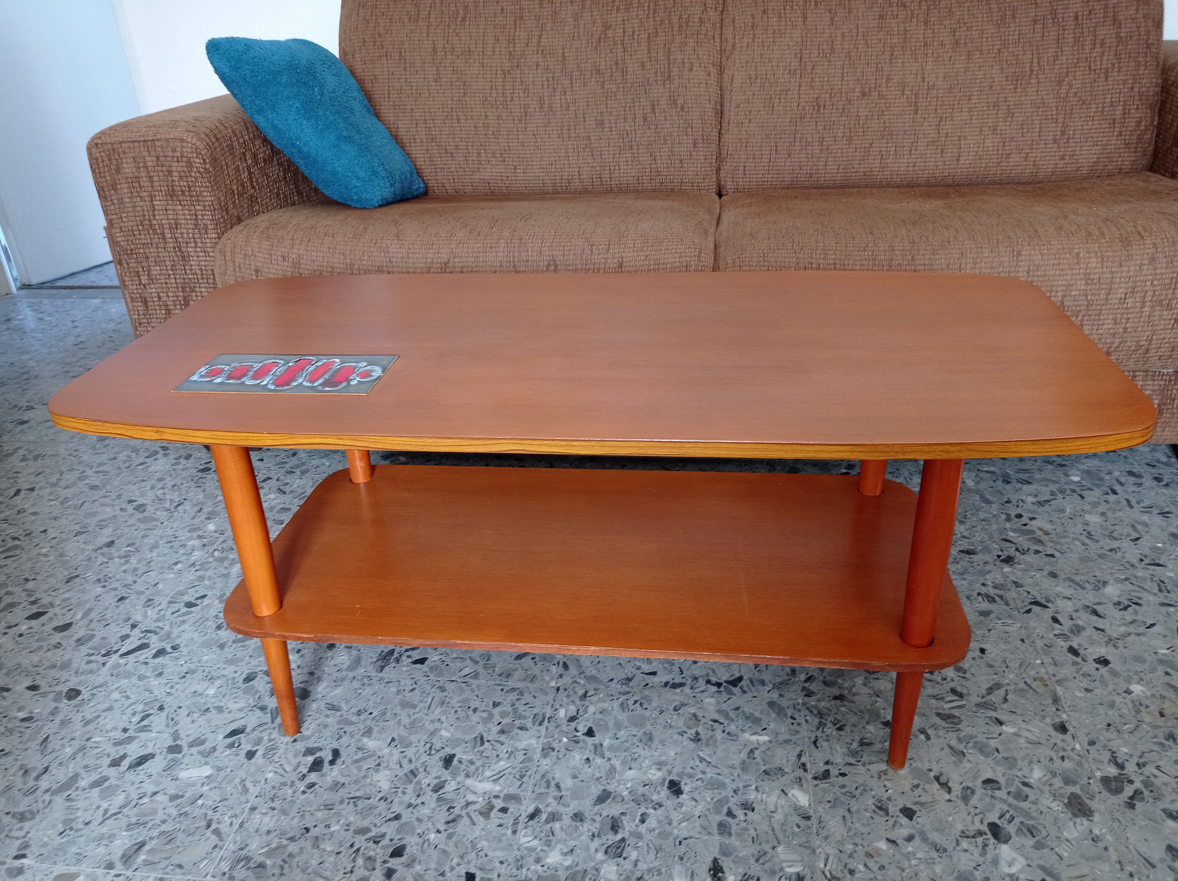 Vintage table two trays