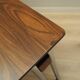 Walnut table, Italian design, 1970s, made in Italy.