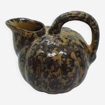 Ceramic pumpkin pitcher
