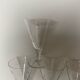 12 antique stemmed glasses