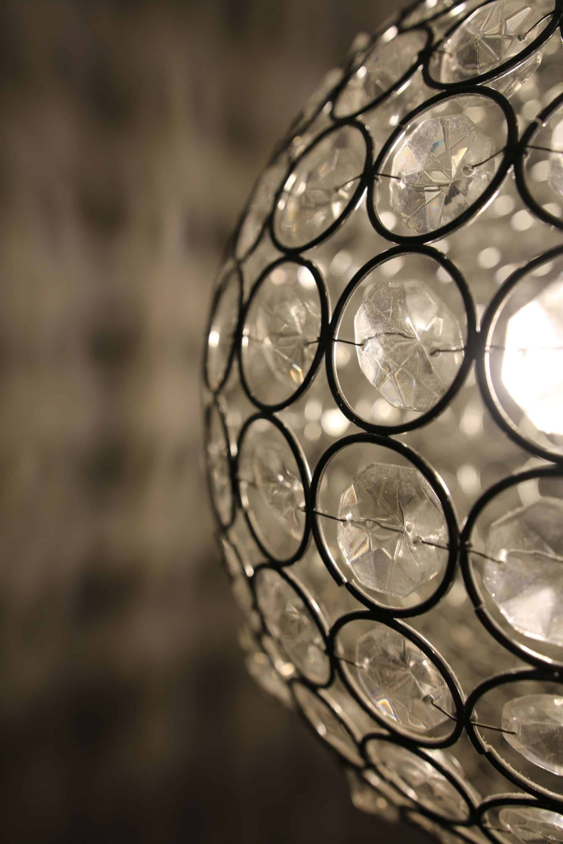 Suspension globe with pendants, 1990s