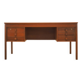 Teak desk with drawers, Denmark, 1960s