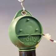 Hanging lamp from the 1970s-1980s, made of metal and brass.