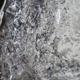 Hillebrand Murano ice glass wall lamp by Egon Hillebrand, 1960