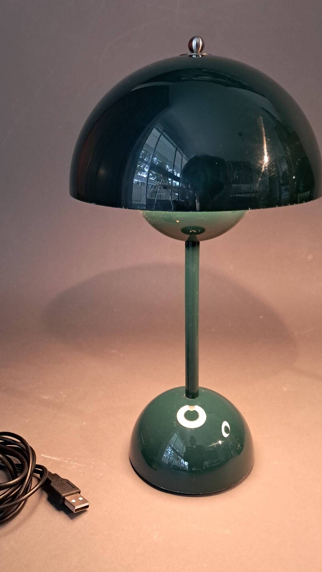 Pair of Flowerpot & Tradition lamps – Verner Panton, LED reissues