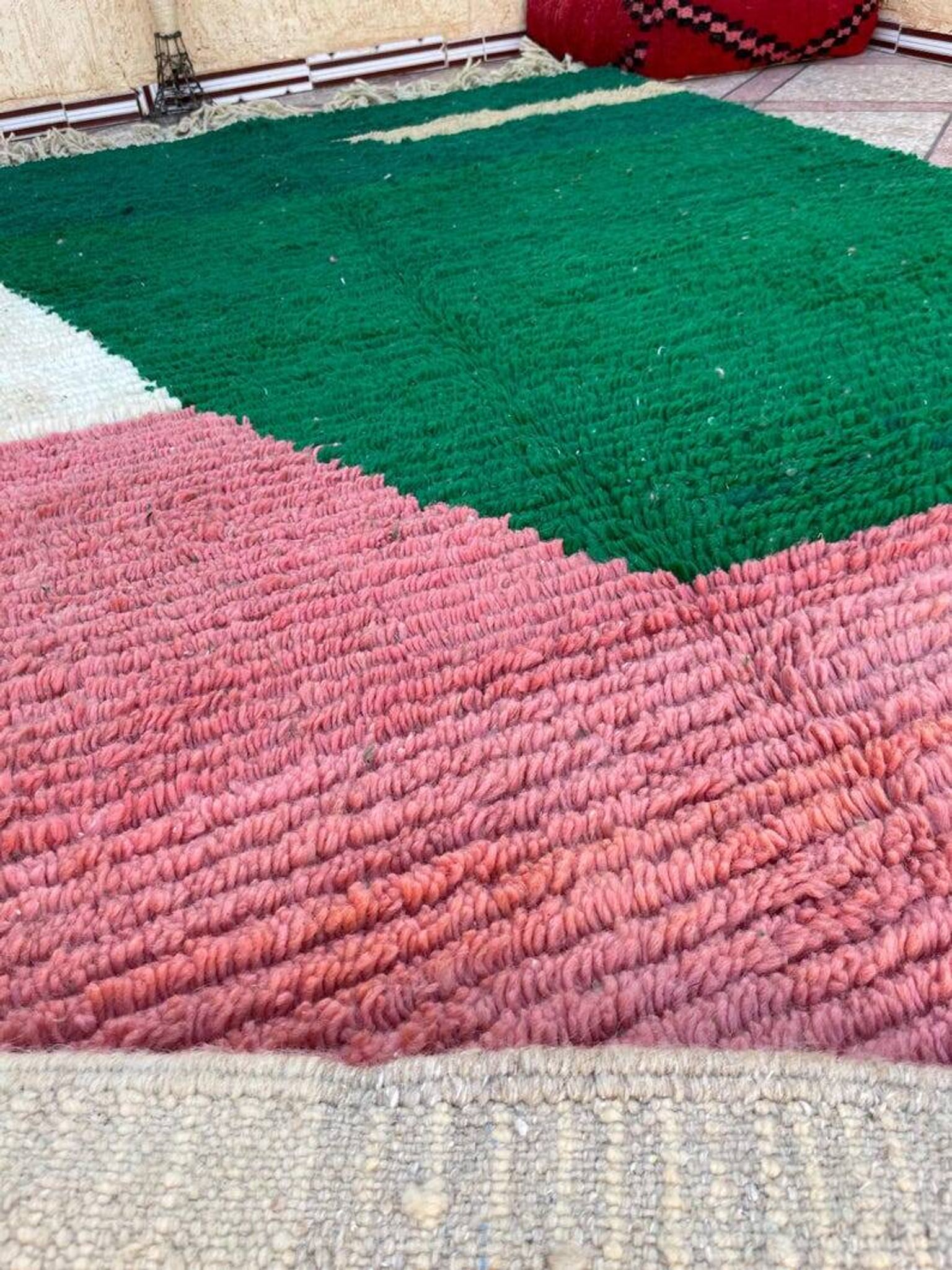 Traditional Moroccan wool rug 200cm x 300cm