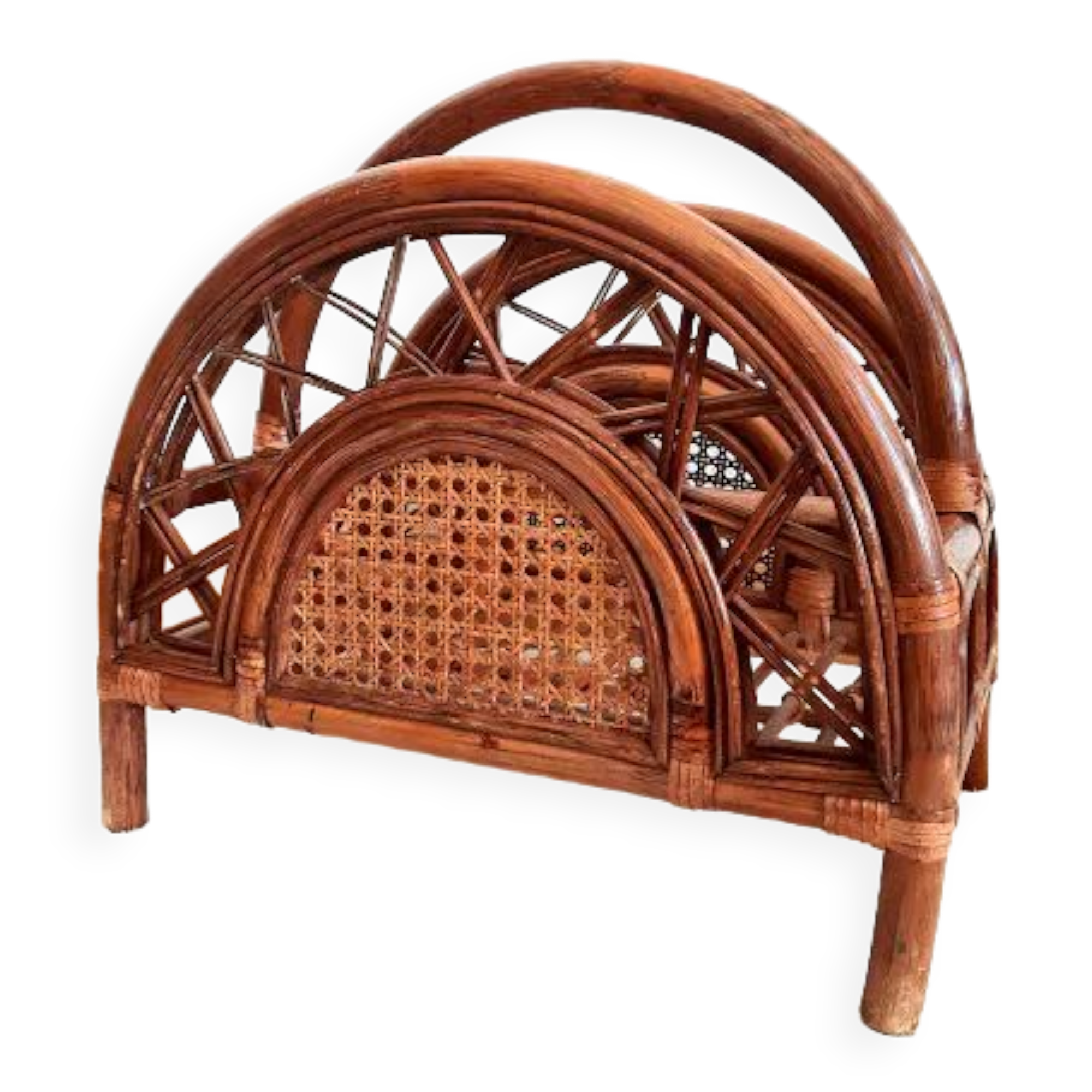 Rattan magazine holders and sun canning, 1960