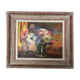 Tableau nature morte fleurs