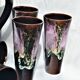 Carafe et six verres Vallauris