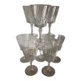 Crystal wine glasses