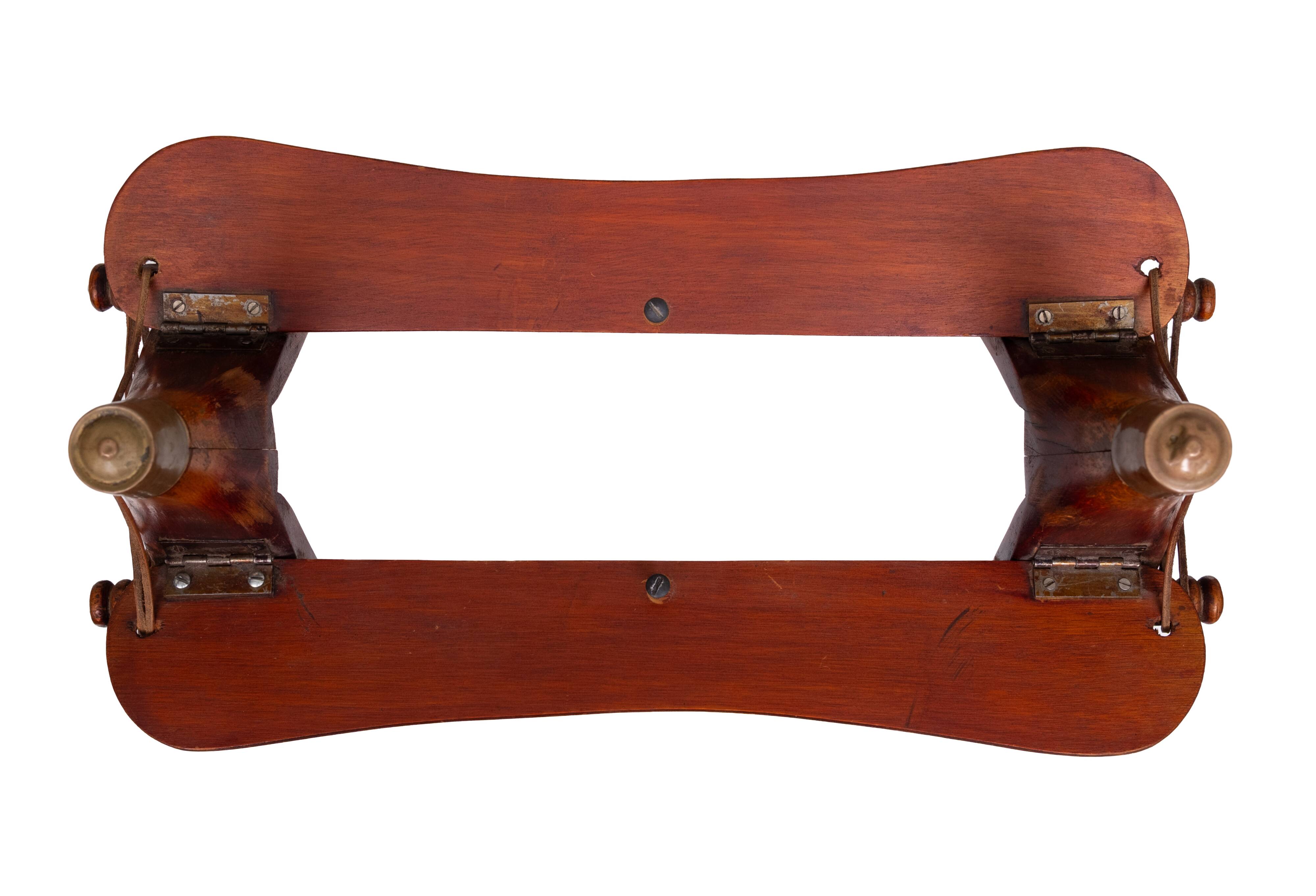 Two Tone Leather Camel seat 1960s Egypt