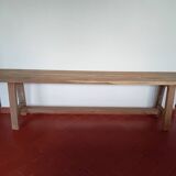 Oak farm bench