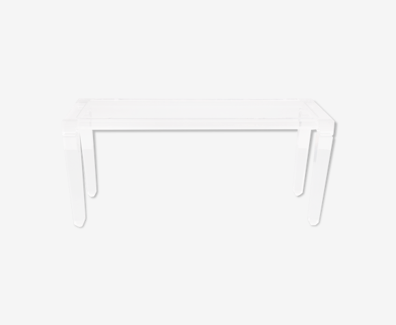 Console Fabianart Lucite, 1980s Italie