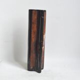 Black abstract vase