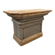 Oak bar counter