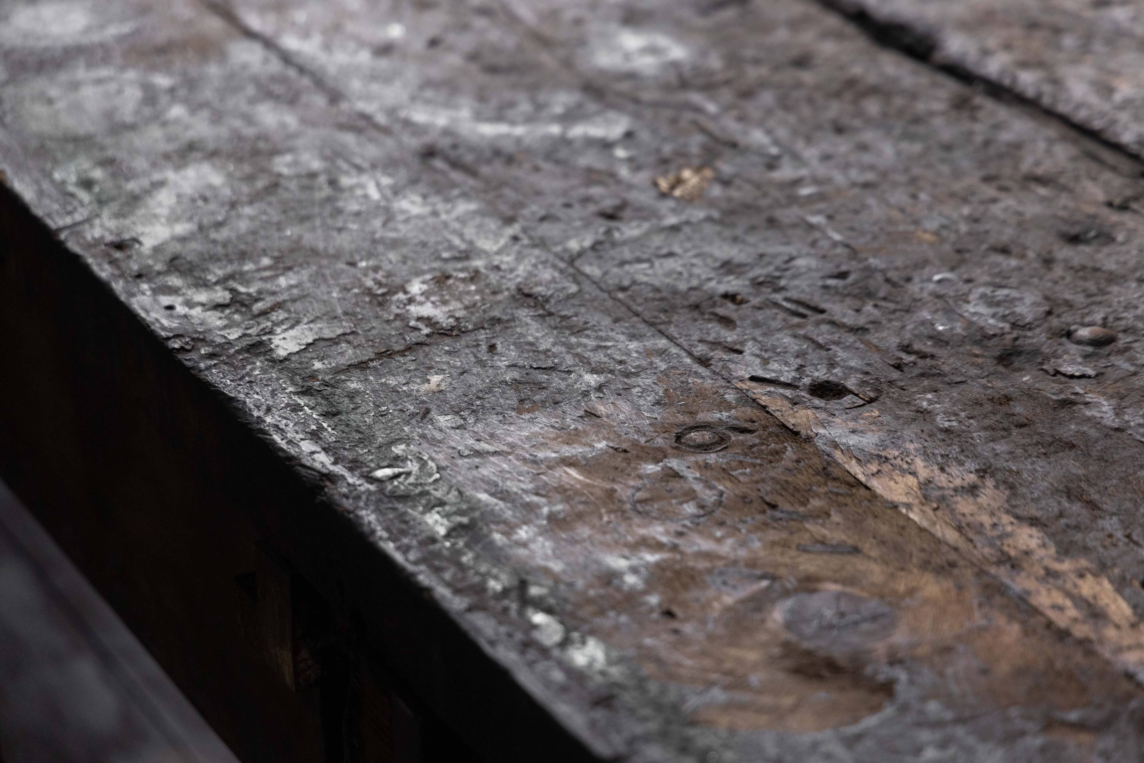 Rustic Industrial Workbench, France, Early 20th Century