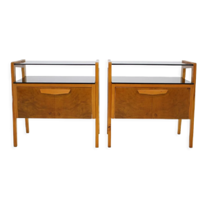 tables de chevet en hêtre