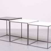 Nesting Tables model PK-71 designed by Poul Kjærholm. by E. Kold Christense