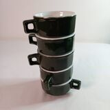 Bistrot Vertes coffee cups - 1950s