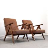 Mid Century Easy Chair Model B - 310 Var in Mocha Foam Loop