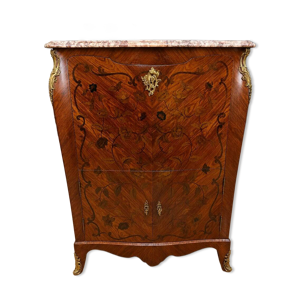 Secrétaire Louis XV, - marqueterie