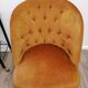 Golden toad armchair