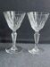 2 Verres à vin estampillés Baccarat - Service Austerlitz