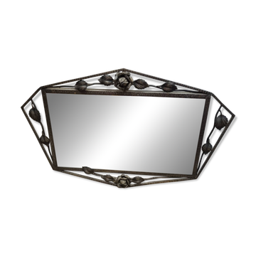 Art Nouveau beveled mirror (69X47cm)