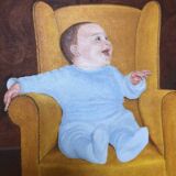 Tableau portrait d'enfant