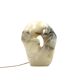 Sculptural alabaster table lamp, France 1980s