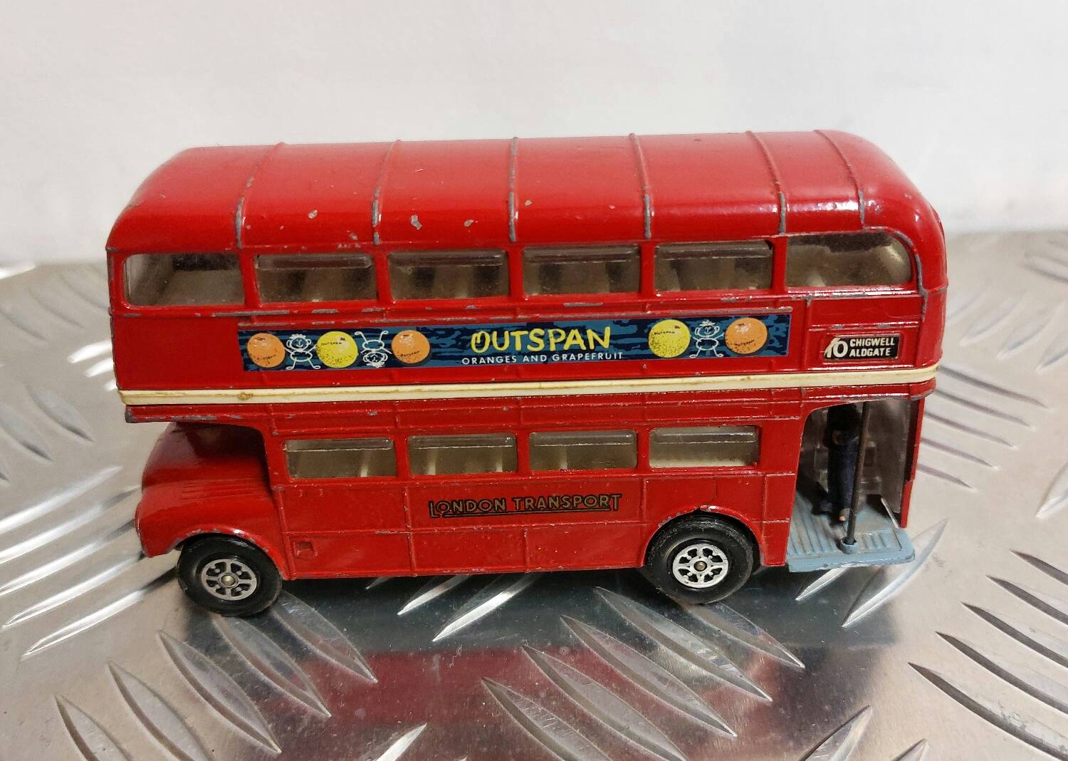 Lot de  Bus Anglais  En Métal Vintage