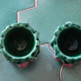 Pair of antique ceramic egg cups