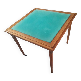 Old folding games table