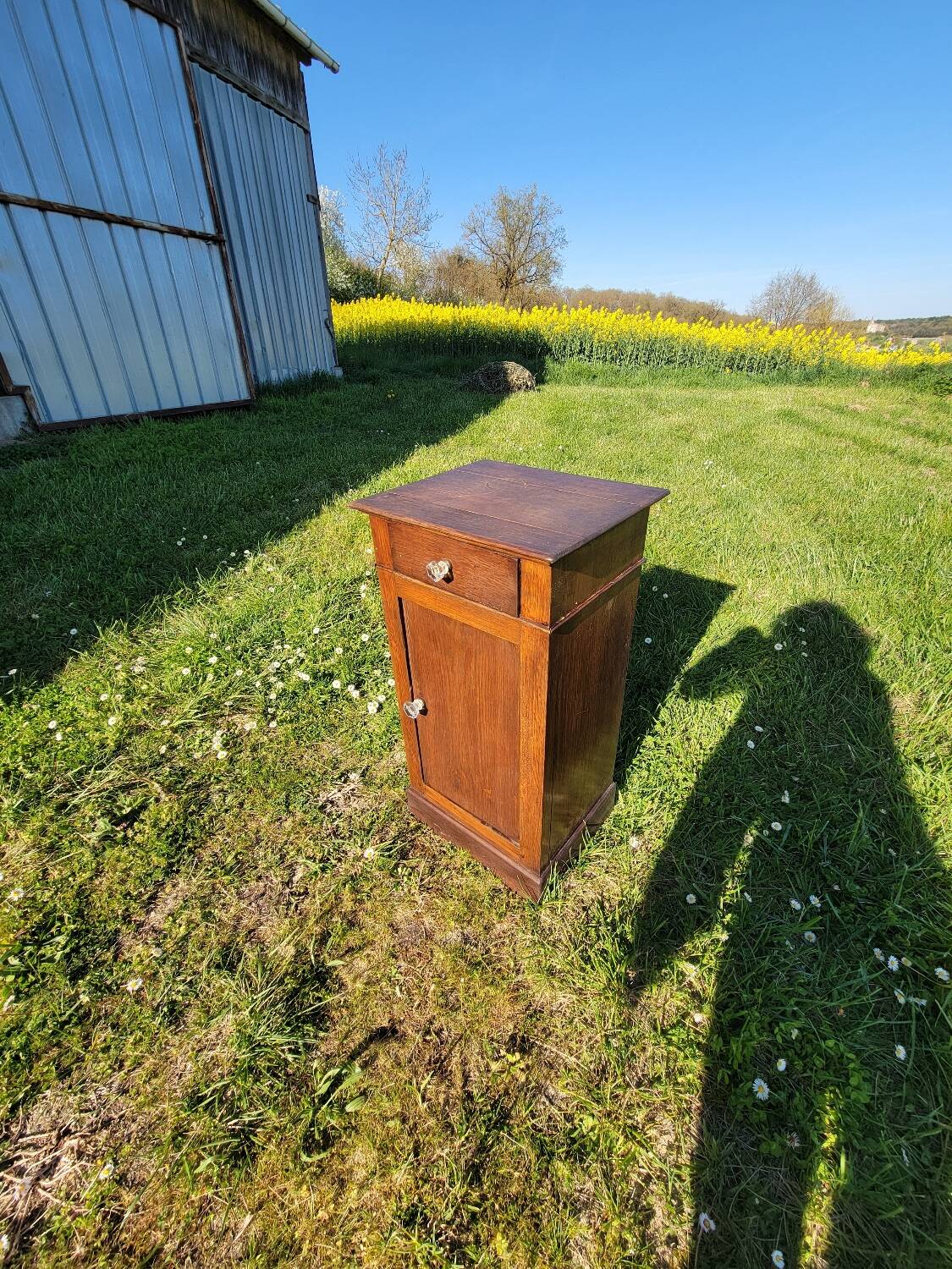 Louis Philippe bedside table