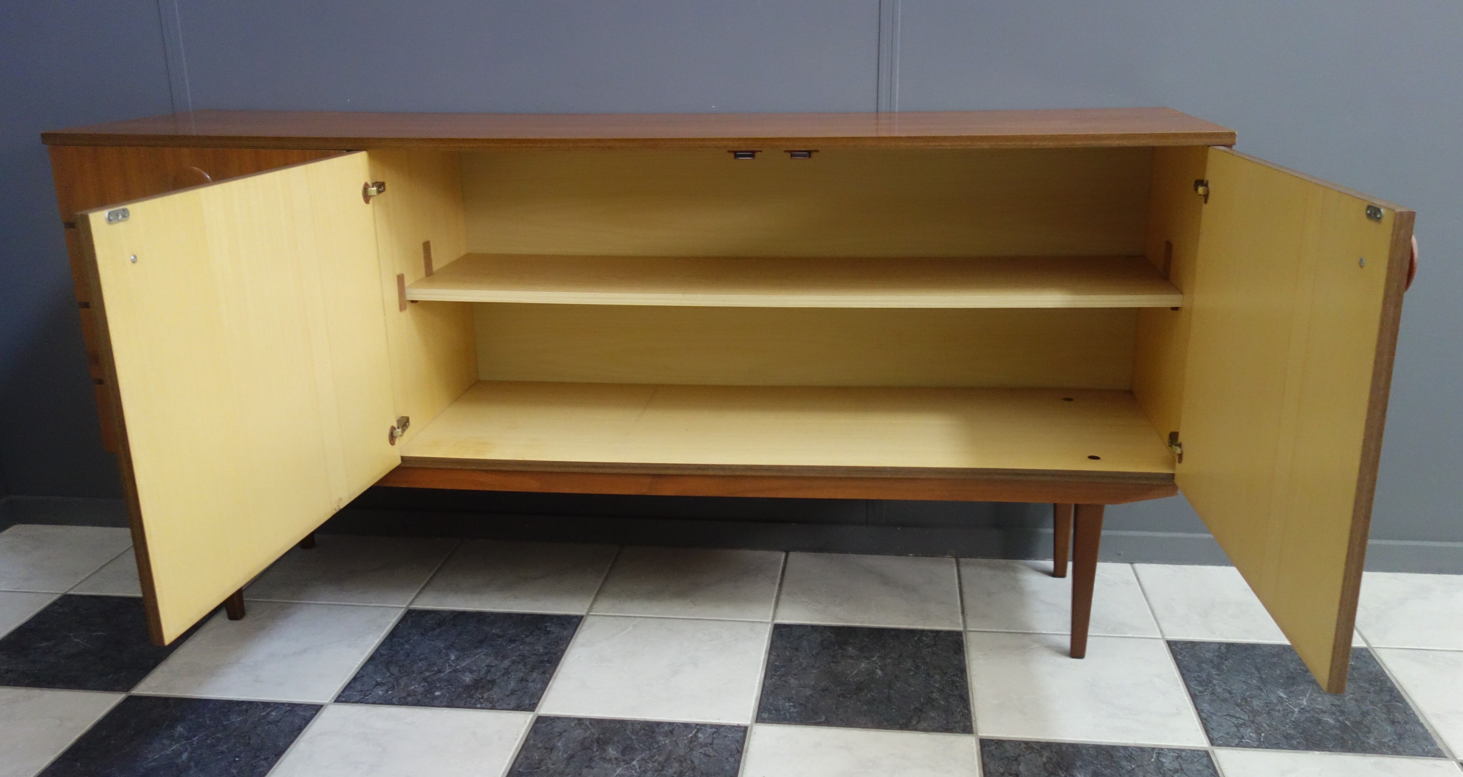 1960s wood swedish sideboard