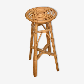 Rattan bar stool