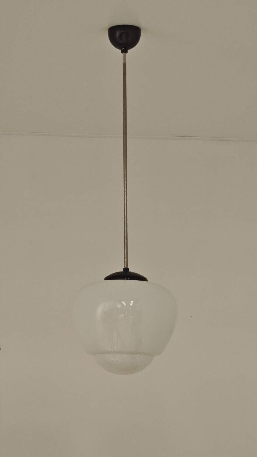Czechoslovak opaline and Bakelite Bauhaus suspension