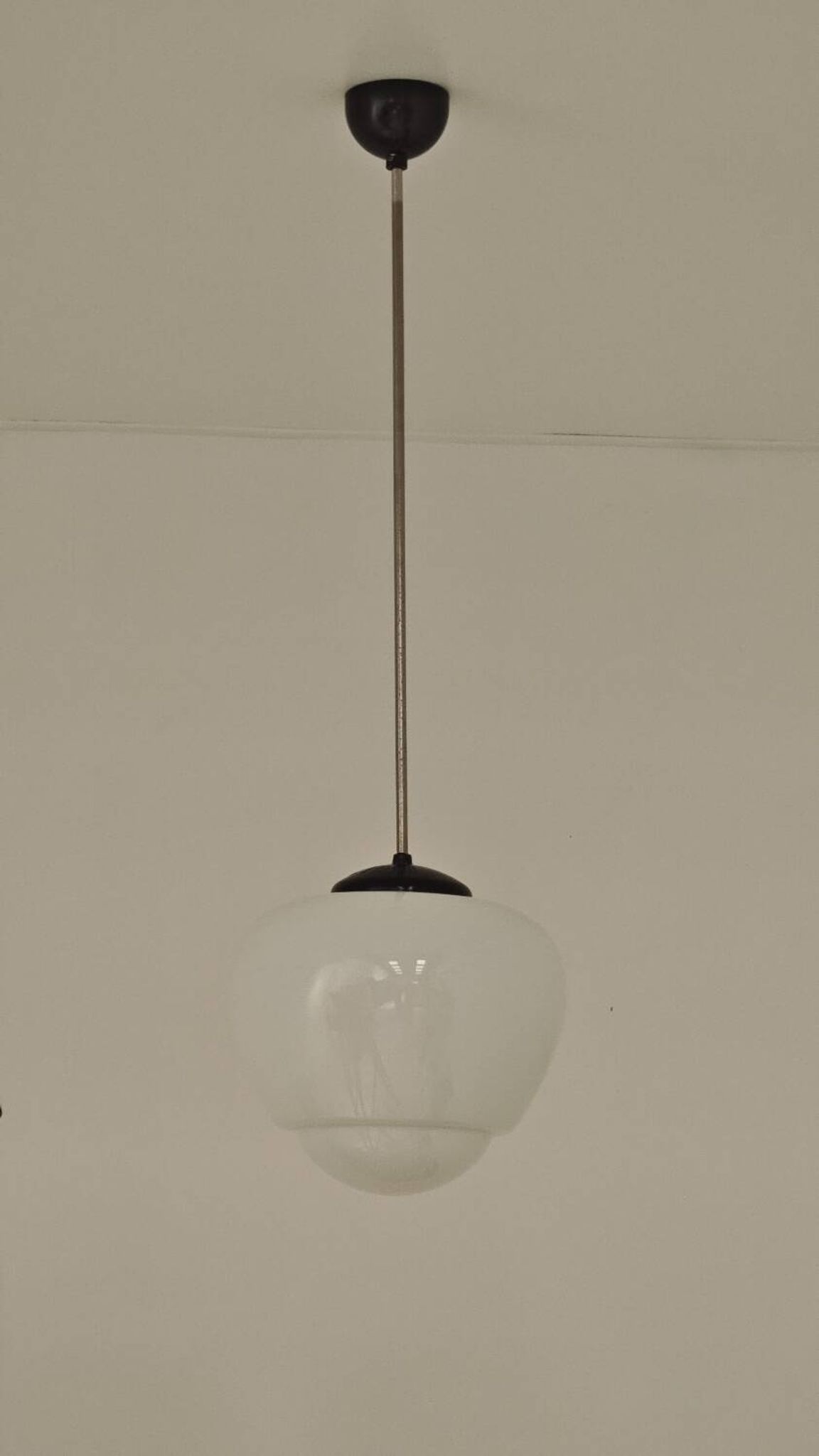 Czechoslovak opaline and Bakelite Bauhaus suspension