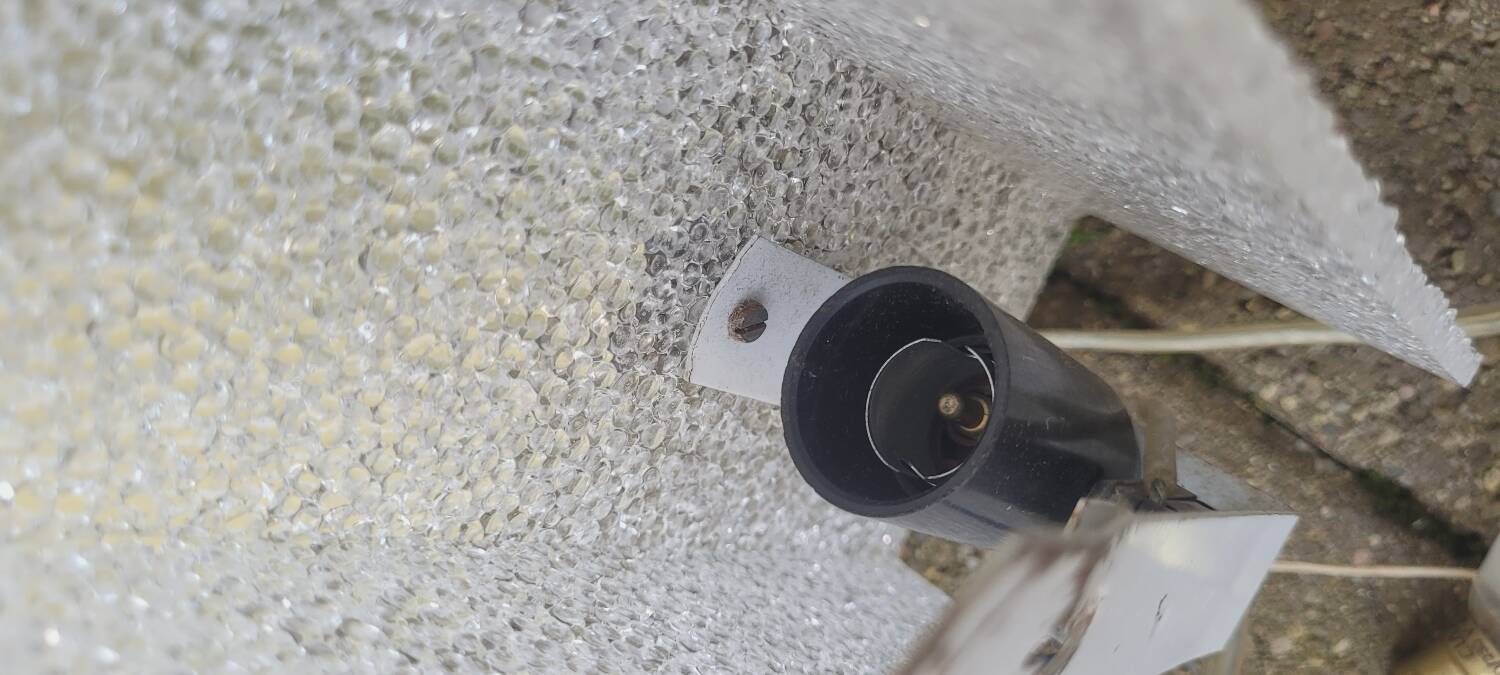 Pair of 60's Perspex wall lights