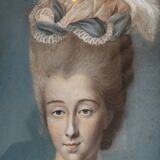 Portrait d’une élégante XIX siècle