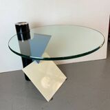 Memphis Postmodern Side Table by Peter Shire for Saporiti, 1980s
